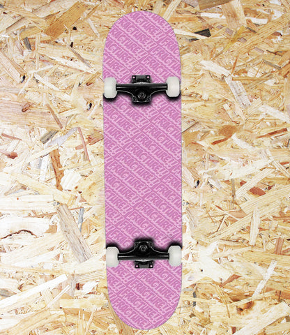 Fracture Skateboards, All Over, Comic, Pink, Complete, 7.75, Brighton, Skate Shop, Level Skateboards, Independent 