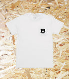 Blast Skates, Mascot, Logo, Pocket Tee, White, Brighton, Skate Shop, Level Skateboards, Independent 