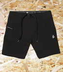 Volcom, Lido Shorts, Black, Drawstring waistband, Side utility pocket, Small logo, Brighton, Skate Shop Level Skateboards, Independent 